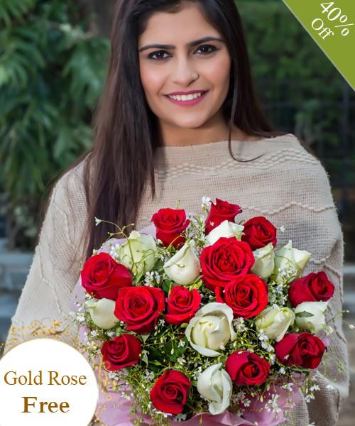 Reflections of Love By Maya Flowers - Free Golden Rose flowers Mayaflowers 