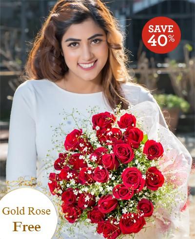 Lovable By Maya Flowers - Free Golden Rose flowers Mayaflowers 