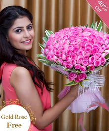  Passion for Pink Roses By Maya Flowers - Free Golden Rose flowers Mayaflowers 