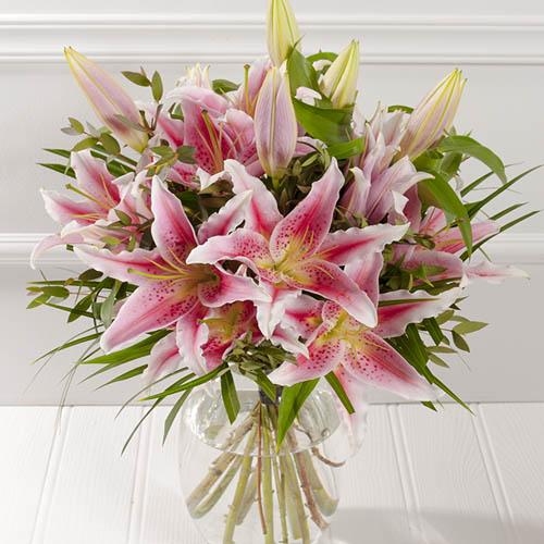 Fragrance Oriental Tiger Lilies - Pink flowers Mayaflowers 