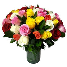  Assorted Roses in Vase flowers Mayaflowers 