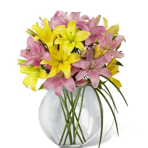 Endless Elegance Lilies Bouquet – Mayaflowers
